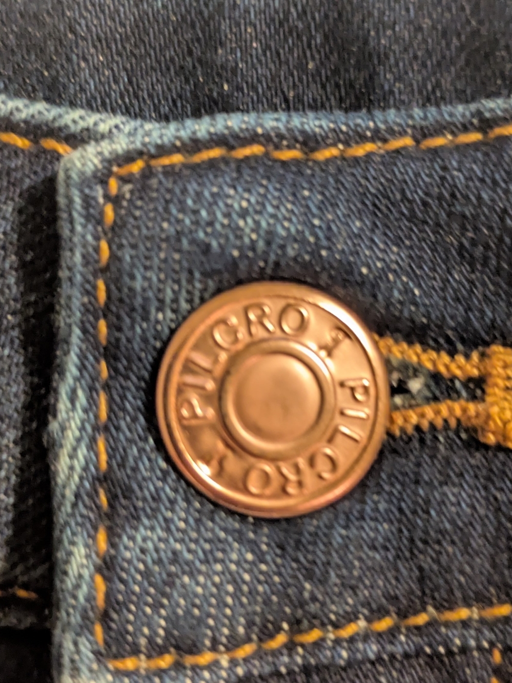 Pilcro Women’s Dark Blue Denim Jeans- Size 28